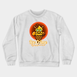 Cute ice cream character Crewneck Sweatshirt